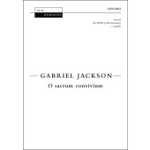 Jackson G. O Sacrum Convivium Choeur Satb