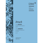 Bruch M. Concerto OP 26 Violon et Orchestre Conducteur