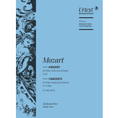 Mozart W.a. Concerto KV 299 Partition de Poche