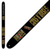 Sangle Perri's 6003 Guns And Roses Leather Strap Yellow