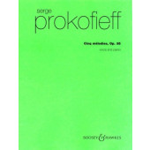 Prokofiev S. 5 Melodies OP 35 Voix