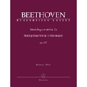 Beethoven L. Quatuor A Cordes en Mib Majeur OP 127