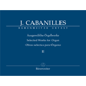 Cabanilles J. Selected Works Vol 2 Orgue