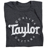 T-SHIRT Taylor Aged Logo DK Gry Taille L
