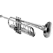 Trompette XO XO1602RSSS3 Plaque Argent