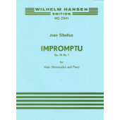 Sibelius J. Impromptu OP 78 N°1 Violon OU Violoncelle