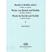 Bartok B./kodaly Z. Works BY Bartok Vol 1 Flute