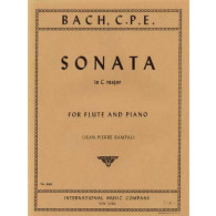 Bach C.p.e. Sonata C Major Flute