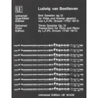 Beethoven L.v. Sonates OP 12 Flute