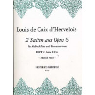 Caix D'hervelois L. Suiten Aus Opus 6 Vol 2 Flute