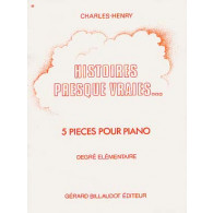 CHARLES-HENRY Histoires Presque Vraies ... Piano