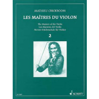Crickboom M. Les Maitres DU Violon Vol 2