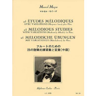 Moyse M. 25 Etudes Melodiques Avec Variations Flute