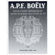Boely A.p. Etudes Romantiques Piano