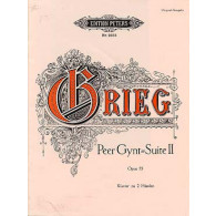 Grieg E. Peer Gynt Suite N°2 OP 55 Piano
