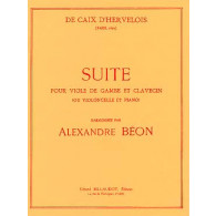 Caix D'hervelois L. Suite en RE Violoncelle