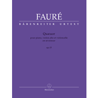 Faure G. Quatuor OP 15 Cordes et Piano