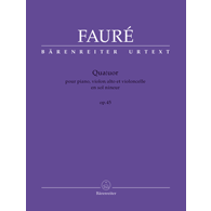 Faure G. Quatuor OP 45 Cordes et Piano