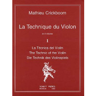 Crickboom M. la Technique DU Violon Vol 1