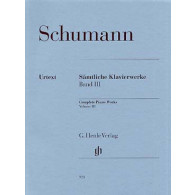 Schumann R. Oeuvres Completes Vol 3 Piano
