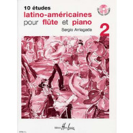 Arriagada S. 10 Etudes Latino Americaines Vol 2 Flute