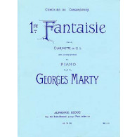 Marty G. 1RE Fantaisie Clarinette