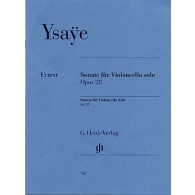 Ysaye E. Sonate OP 28 Violoncelle Solo