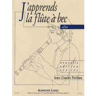 Veilhan J.c. J'apprends la Flute A Bec Alto