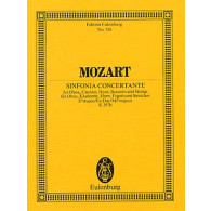 Mozart W.a. Symphonie Concertante K 297b Partition de Poche