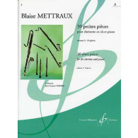 Mettraux B. 30 Petites Pieces Vol 3 Clarinette