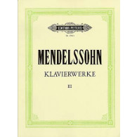 Mendelssohn F. Oeuvres Completes Vol 3 Piano