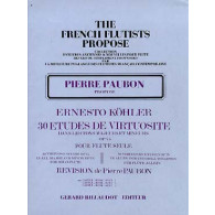 Kohler E. 30 Etudes de Virtuosite Vol 1 Flute