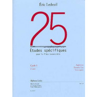 Ledeuil E. 25 Etudes Specifiques Flute