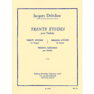 Delecluse J. Etudes (30) 1ER Cahier Timbales