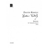 Kodaly Z. Sonate OP 8 Violoncelle