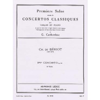 Beriot Ch. 9ME Concerto en la Mineur Violon