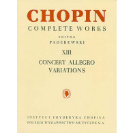 Chopin F. Allegro de Concert Variations Piano