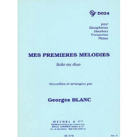 Blanc G. Mes Premieres Melodies Saxo, Trompette, Flute Traversiere