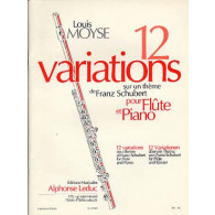 Moyse L. 12 Variations Sur UN Theme de Schubert Flute
