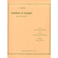Loeb J. Gammes et Arpeges Violoncelle