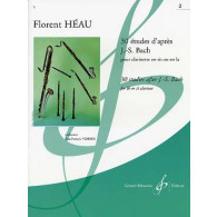 Heau F. 30 Etudes D'apres J.s. Bach Vol 2 Clarinette