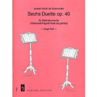 Bodin de Boismortier J. Sechs Duette OP 40 Bassons OU Violoncelles