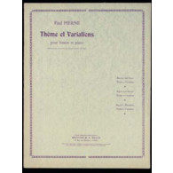 Pierne P. Theme et Variations Basson