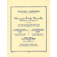 MAXIME-ALPHONSE 200 Etudes Nouvelles Melodiques Vol 1 Cor