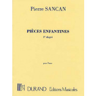 Sancan P. Pieces Enfantines 2ME Degre Piano