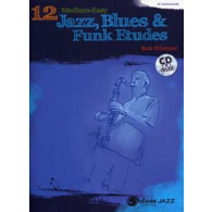 Mintzer B. 12 Medium Easy Jazz Blues & Funk Etudes Inst. EB