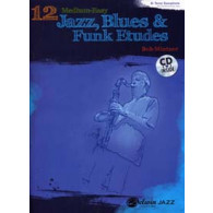Mintzer B. 12 Medium Easy Jazz Blues & Funk Etudes Inst. BB
