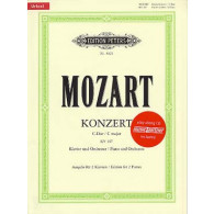 Mozart W.a. Concerto N°21 K 467  2 Pianos 4 Mains + CD