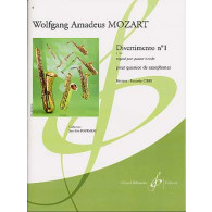 Mozart W.a. Divertimento N°1 Quatuor Saxos