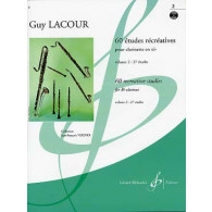Lacour G. 60 Etudes Recreatives Vol 2 Clarinette